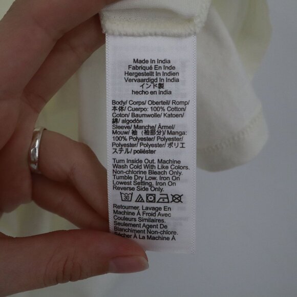 Crewcuts Organza T-Shirt Girl XXL(14-15) Ivory Twee Special Occasion Holiday NWT - Picture 5 of 16